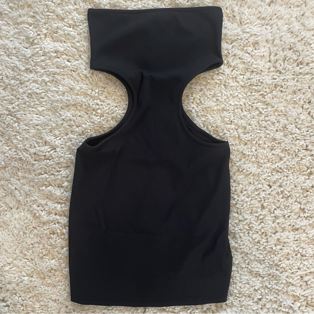 Black mini dress